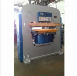 Embossing machine for soften leather tanning machine