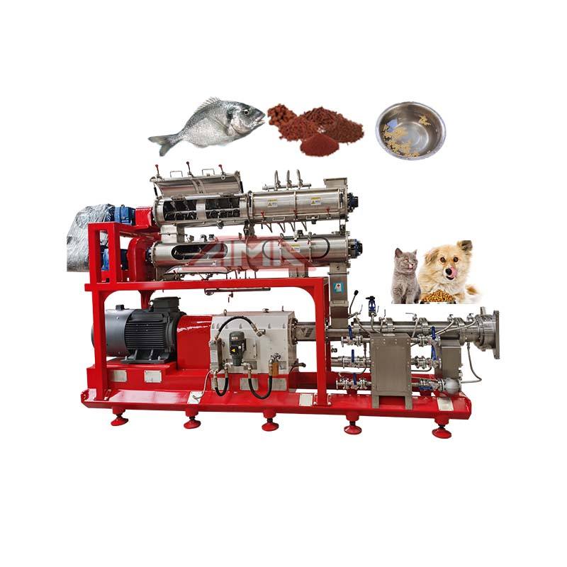 LIMA Dry Cat Dog Pet Fish Food Processing Machines 55Kw