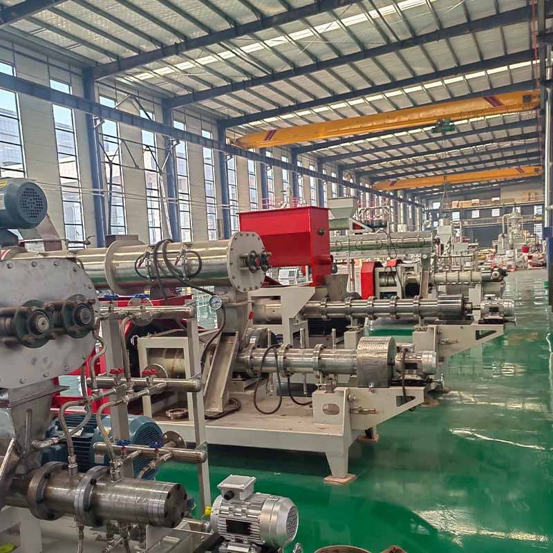 LIMA Pet Shrimp Animal Feed Pellet Production Line 55Kw 2 Tons Per Hour Floating Fish Feed Extruder Machine