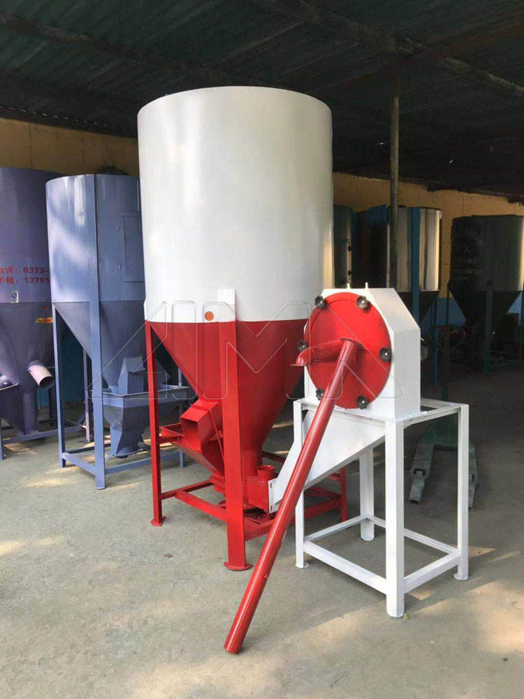 Self Suction Animal Grains Feed Crusher And Mix Powder Feed Hammer Mill