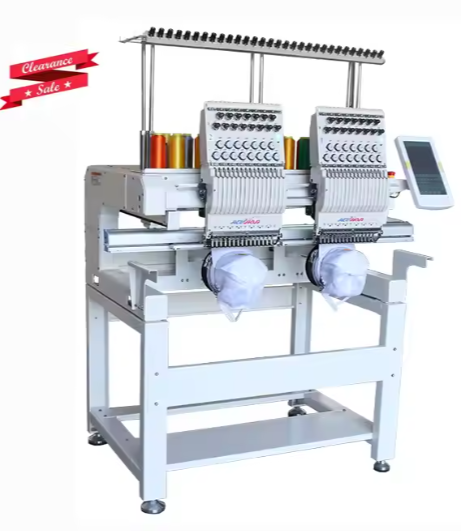 High Speed 2 Head Computer Intelligent Embroidery Machine