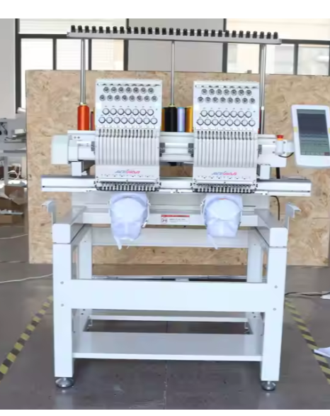 High Speed 2 Head Computer Intelligent Embroidery Machine