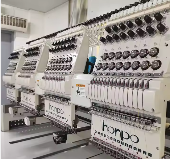 HONPO Best 4 Head Embroidery Machine for Cap, T-shirts, Pants, and Bags