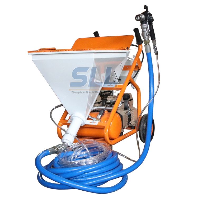 Fireproofing Texture Spraying Concrete Machine With Electric Paint And Putty Screw Pump