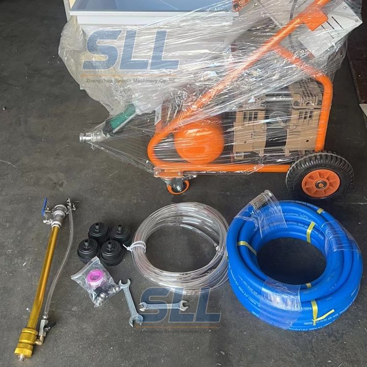 Fireproofing Texture Spraying Concrete Machine With Electric Paint And Putty Screw Pump