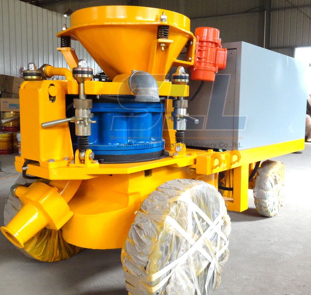 SPZ3000 Wet Gunite Shotcrete Machine For Pools Dry Shotcrete