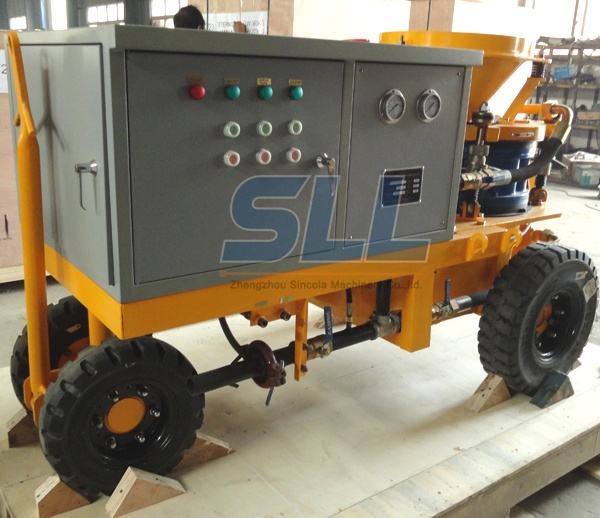 SPZ3000 Wet Gunite Shotcrete Machine For Pools Dry Shotcrete