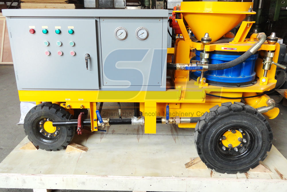 SPZ3000 Wet Gunite Shotcrete Machine For Pools Dry Shotcrete