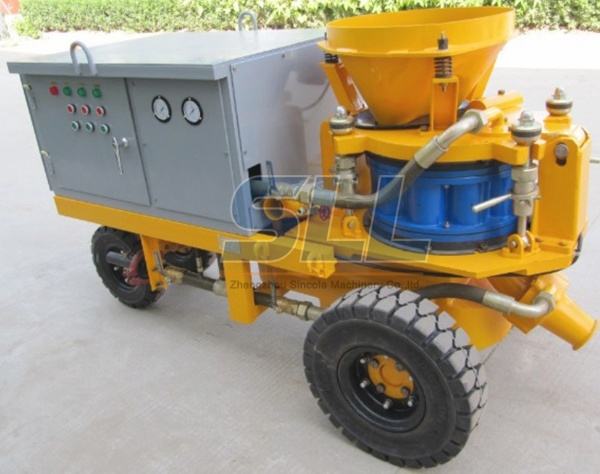 SPZ3000 Wet Gunite Shotcrete Machine For Pools Dry Shotcrete