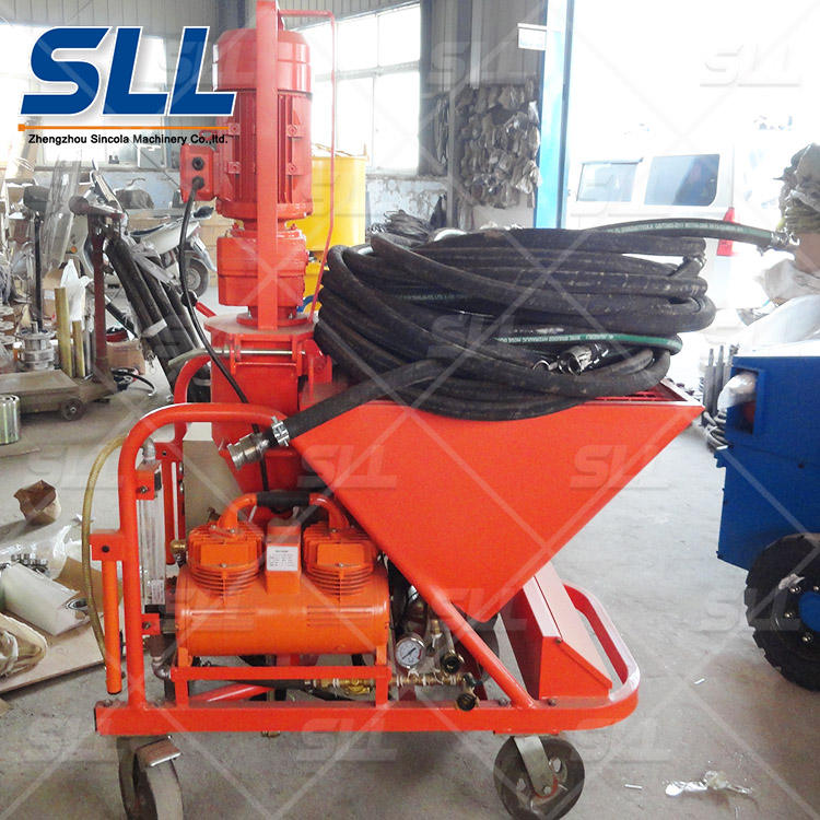 High Efficiency Inner And External Wall Concrete Spray Plaster Machine