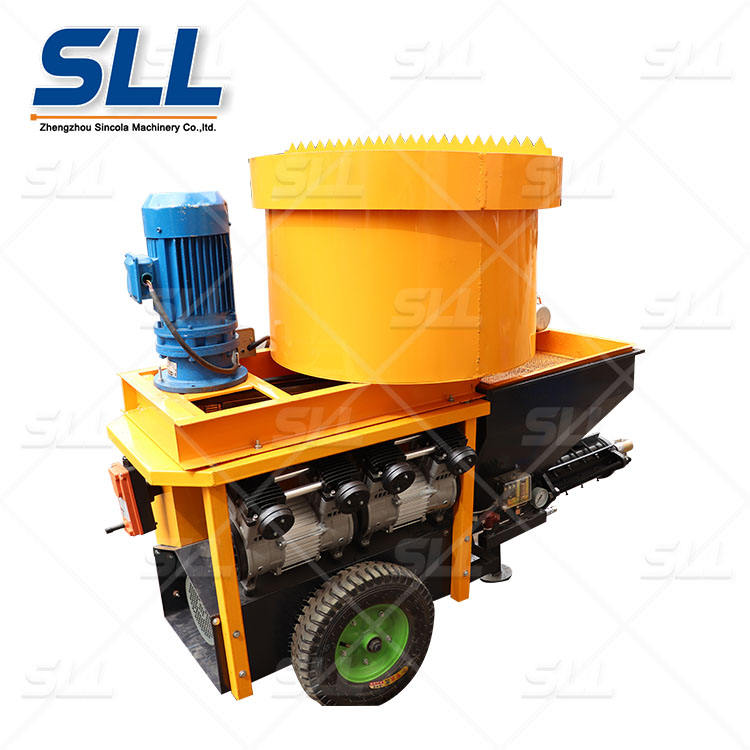 High Quality Plaster Pump With Mixer Wall Finishing Machine Cement Plaster Machine