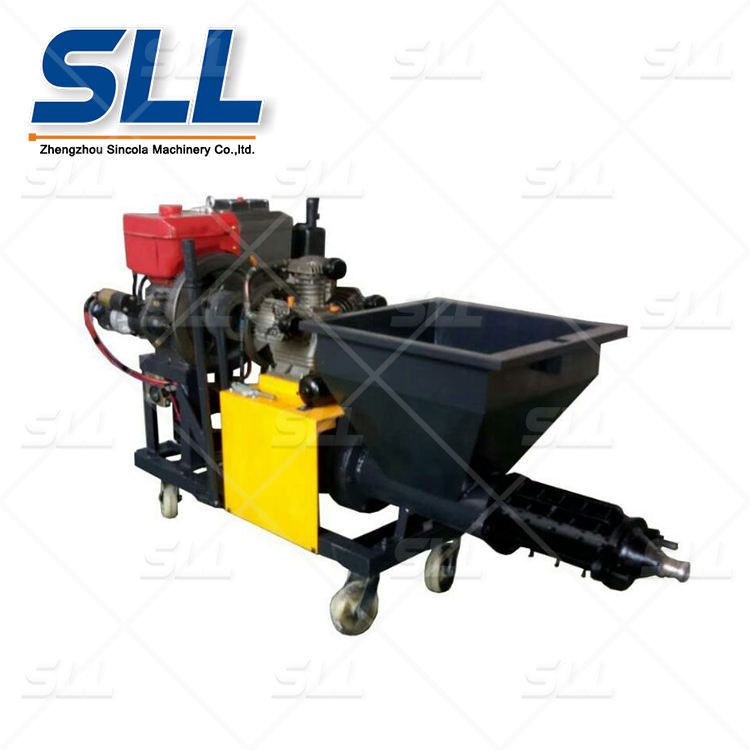 Sincola SLW180 Diesel Mortar Plaster Pump Sprayer Mortar Spray Machine