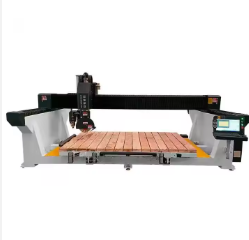 Marble Granite Quartz Stone Carving Cutting CNC Router Automatic Multifunction 3D 5 Axis CNC Bridge Saw For Granite