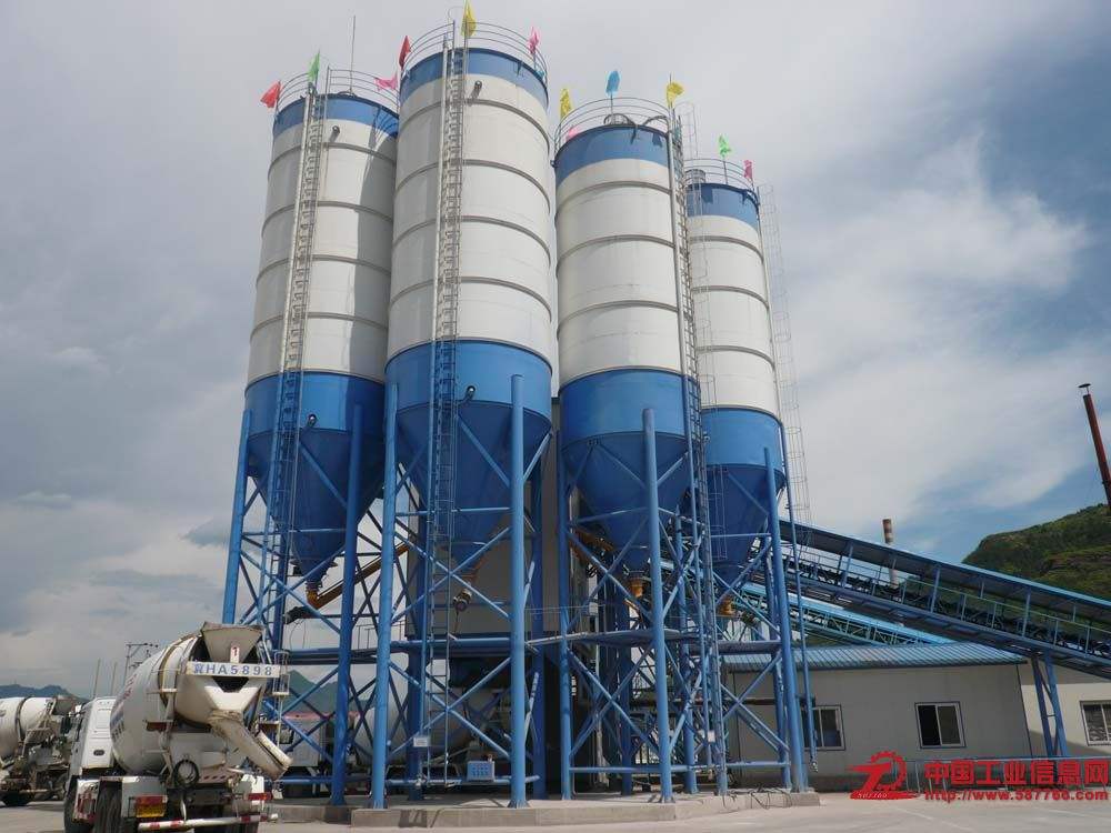 Mobile 10000 Tons Cement Silo Parts Cement Silo Filter Cleaning Machine