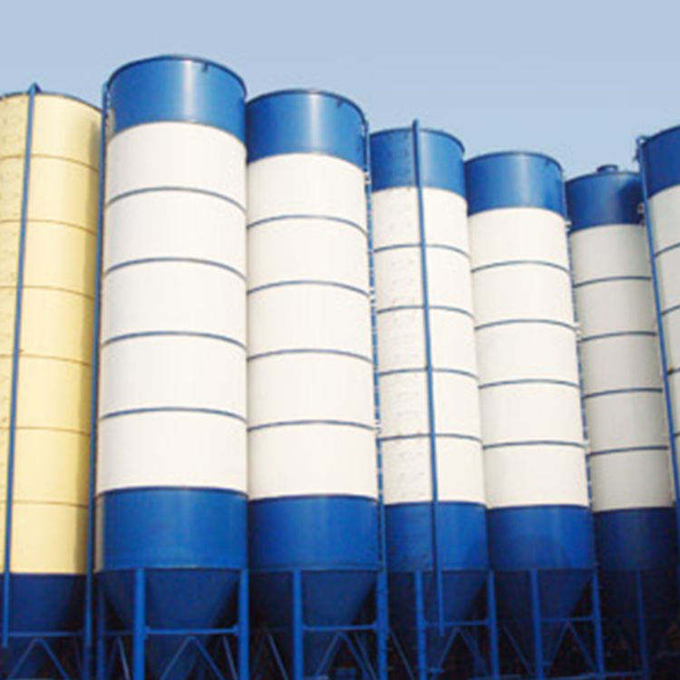 50T Cement Silo For Concrete Batch Plant Lime Tank Cement Bunker