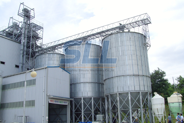 50T Cement Silo For Concrete Batch Plant Lime Tank Cement Bunker