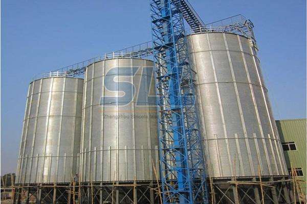 50T Cement Silo For Concrete Batch Plant Lime Tank Cement Bunker