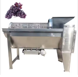 industrial Grape Wine Destemming and Crushing Crusher Destemmer Stem Removing machine