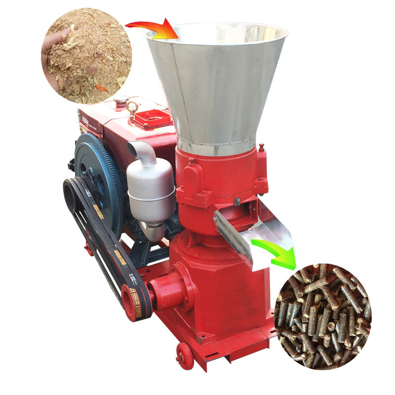 High Efficiency Wood Granules Making Machine Biofuel Sawdust Pellet Maker Pellet Machine For Farming