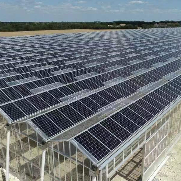 Intelligent Multi-span Solar Panel Photovoltaic Panel Professional Glass Greenhouse