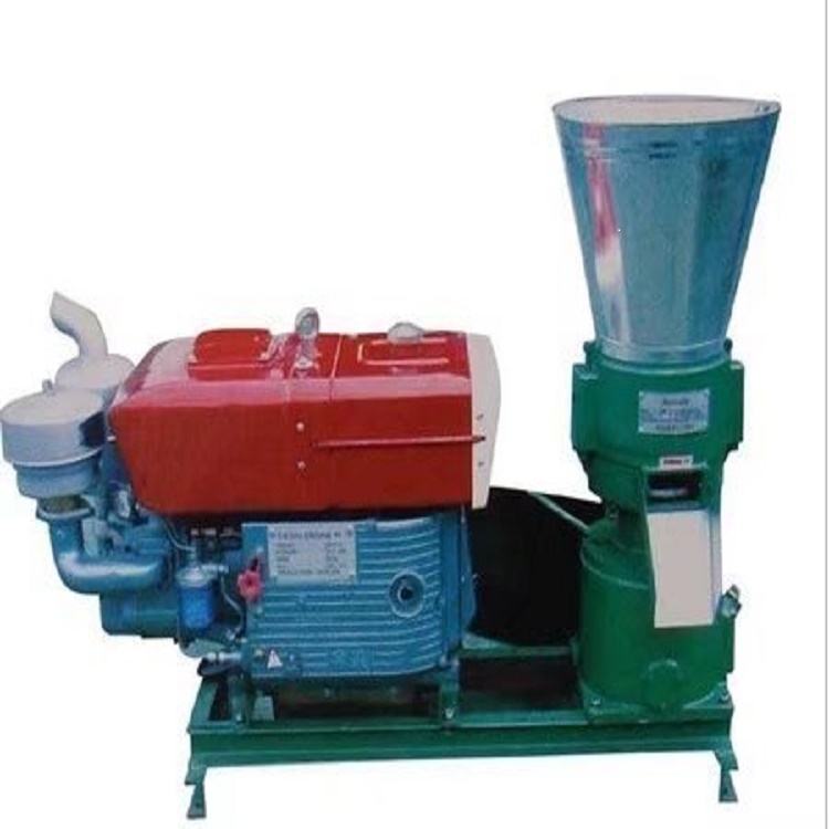 Mobile Wood Pelleting Machine Pelletizer Small Pellet Mill Diesel Engine Also For Feed Pellet