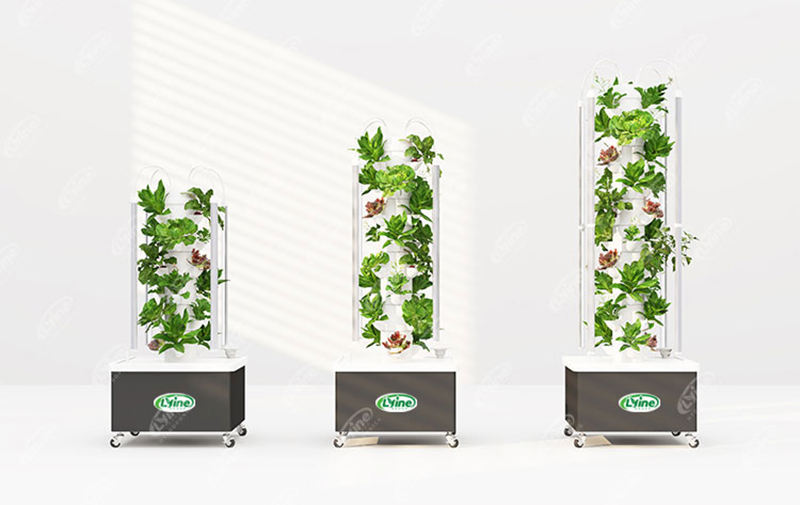 LY3P6 Vertical Petal Hydroponic Tower Growing System