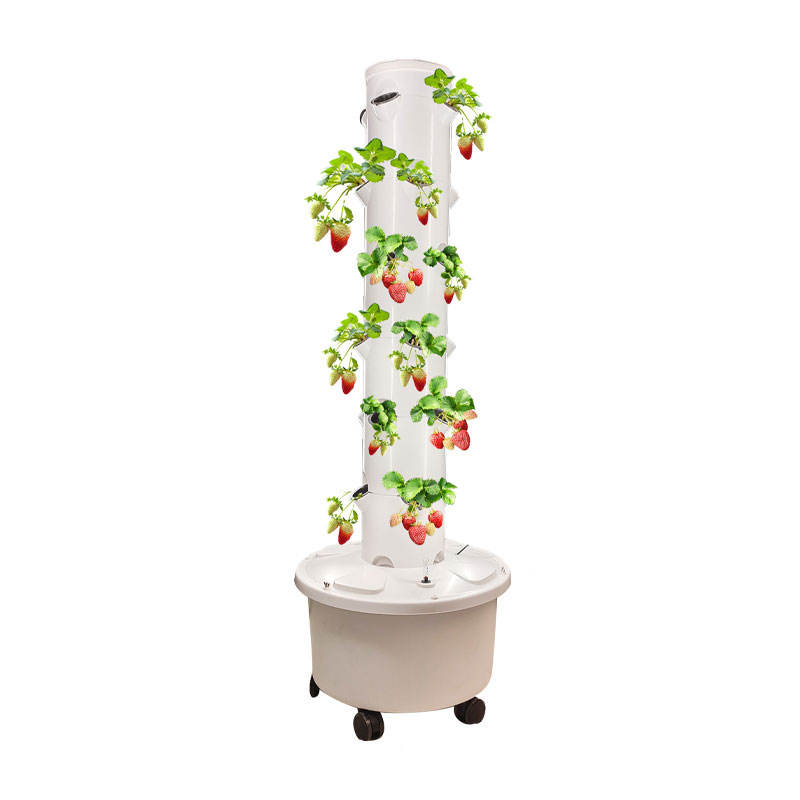 Vertical Hydroponic Garden Tower Farming Family Use Mini Indoor Hydroponic Aeroponic Growing Tower System