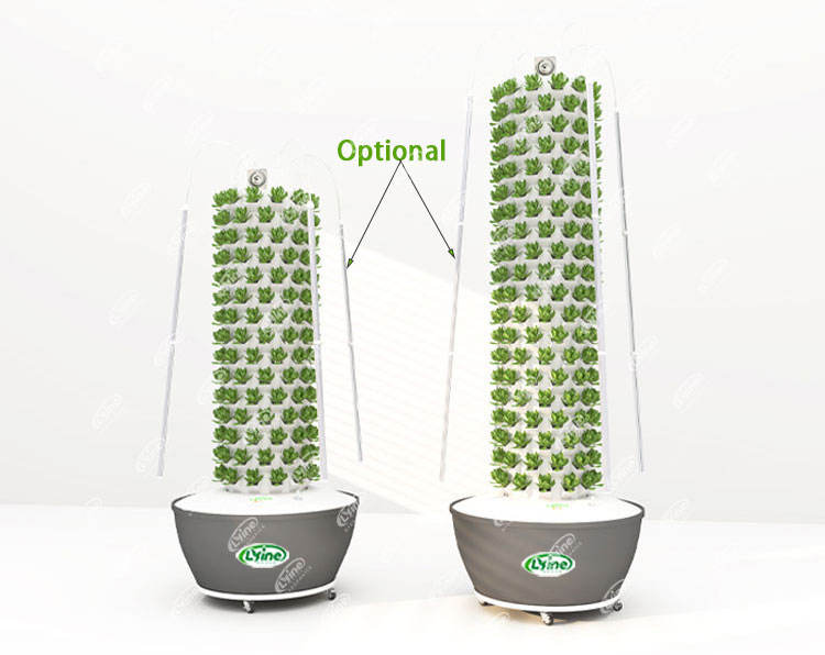 More Planting Holes 15 Layers 20 Layers Vertical Hydroponic Tower (Model LY12P15-L)