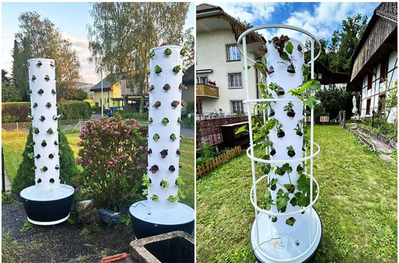 Hydroponic Tower Vertical Farming System (Model LY6P5)