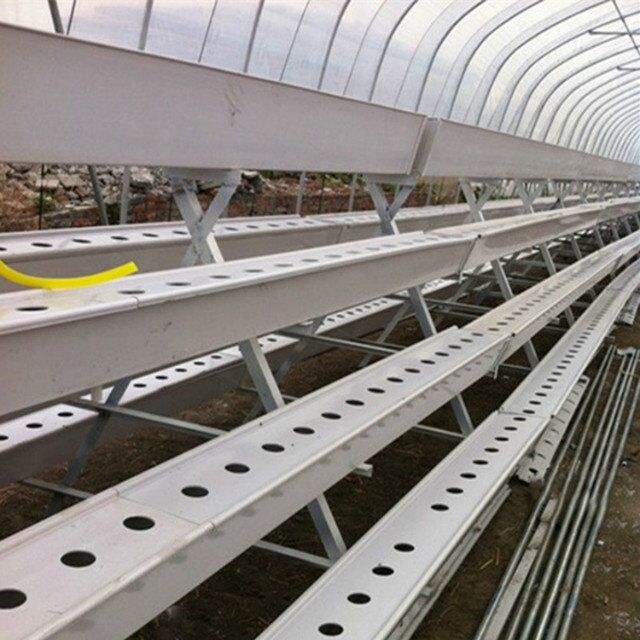 PVC Channel Growing Systems for Farm Cultivation (Type: 2M-NFT)