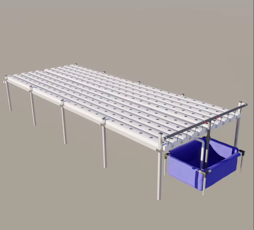 NFT PVC Tube Agricultural Greenhouse Hydroponics Shelves System