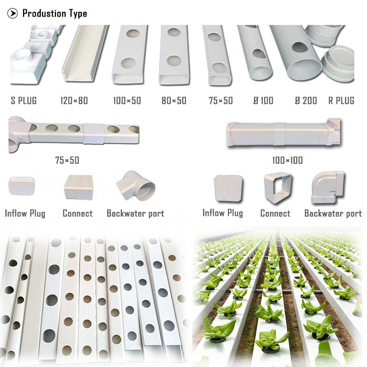 Commercial NFT channel Hydroponic growing system