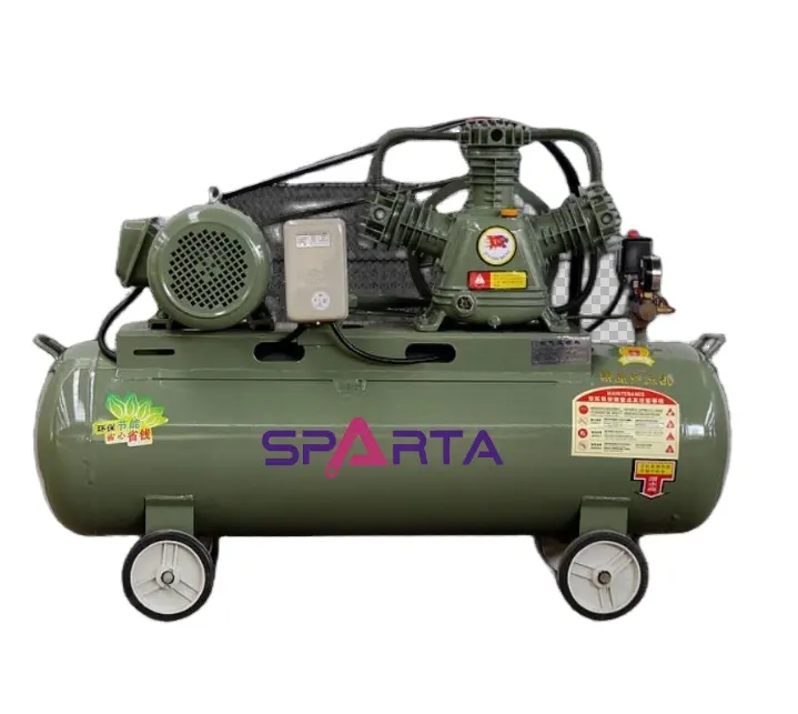 Low Noise Industrial Machine 7.5kw 10hp Piston Air Compressor With 220L Tank