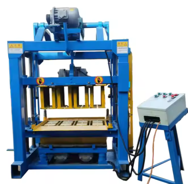 Qtj4-40 Small Concrete Cement Interlocking Brick Machinery Hollow Solid Paver Block Making Press Moulding Machine