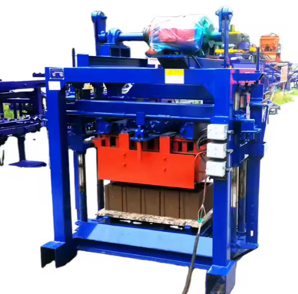 Qtj4-40 Small Concrete Cement Interlocking Brick Machinery Hollow Solid Paver Block Making Press Moulding Machine