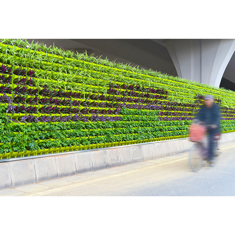 Garden vertical green wall pots green wall system greenwall flower pots vertical greenwall