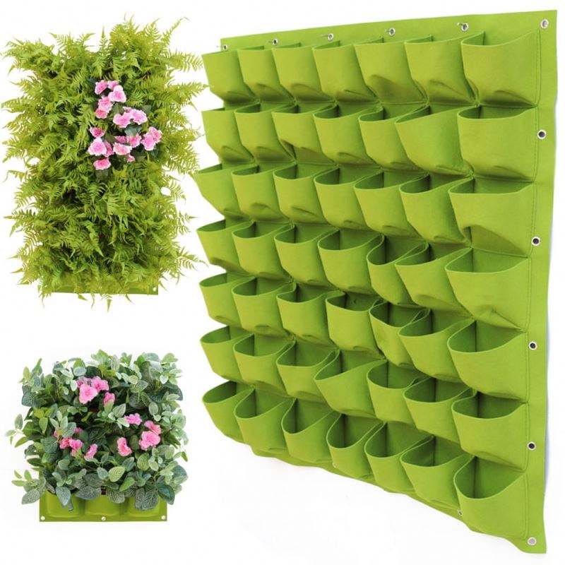 Garden vertical green wall pots green wall system greenwall flower pots vertical greenwall