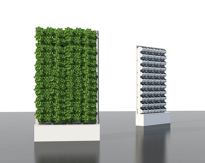 Multifunctional Combination Flower Greenwall Hydroponics System for Garden Office