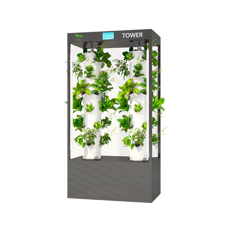 Lyine New Product Smart Tower Rotating Grow Garden Plastic Barrel Grow Plants Tower