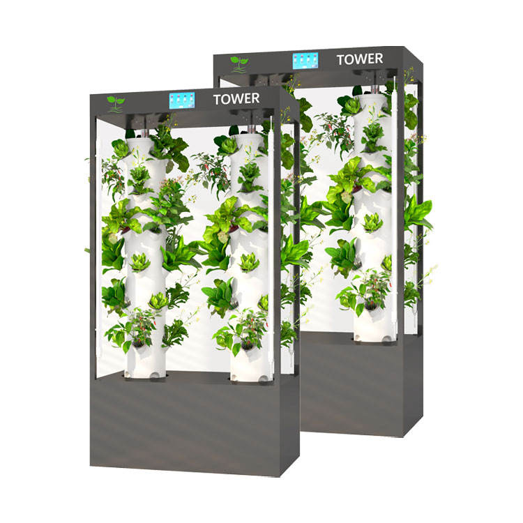 Lyine New Product Smart Tower Rotating Grow Garden Plastic Barrel Grow Plants Tower