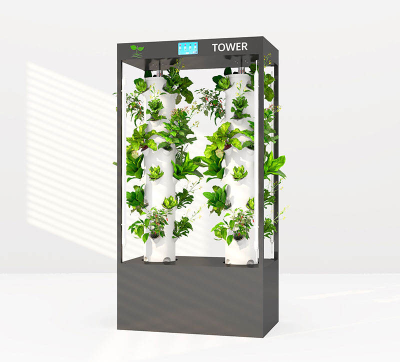 Lyine Smart Hydroponic Rotating Tower Grow Tower Agriculture Planting System