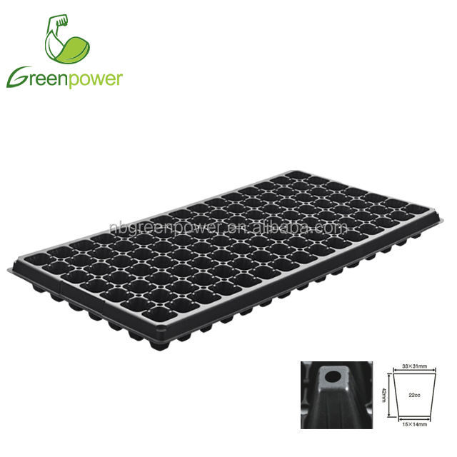 105 cells grow tray for microgreens seedling starter plastic seed tray