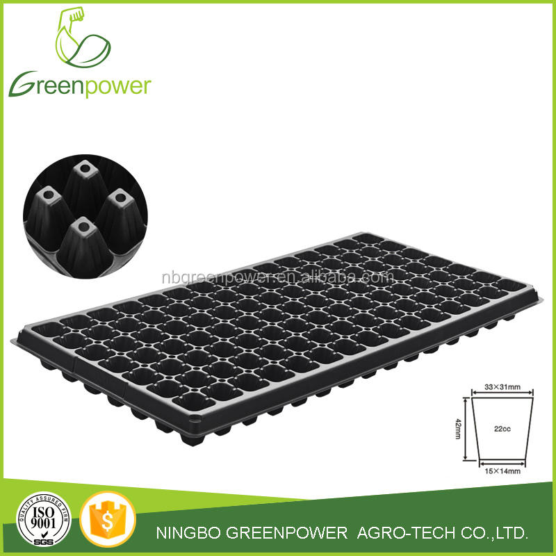 105 cells grow tray for microgreens seedling starter plastic seed tray