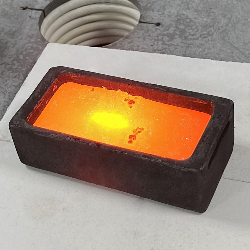 5kg small gold melting induction crucible furnace platinum melting furnace