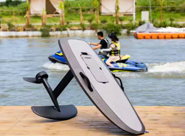 AUTO 2023 E-Foil, Electric Foil Board Surf 45 KM/h Hydrofoil With Battery and Motor Efoil 8000W, 35Ah, 51.8V