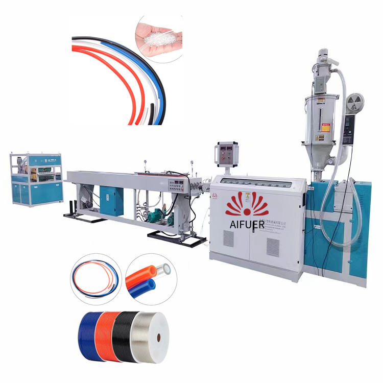 pu pneumatic hose extrusion polyethylene tube pu pipe making machine tpu flexible hose machine