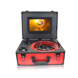 Endoscope Camera with 12 White Light 1000 TVL Borescope Inspection Camera 10'' Pipe Plumbing Camera