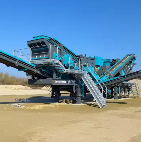 100 tph Mobile Sand Making Plant / Mobile VSI Crushing Plant / Sand Making Machine