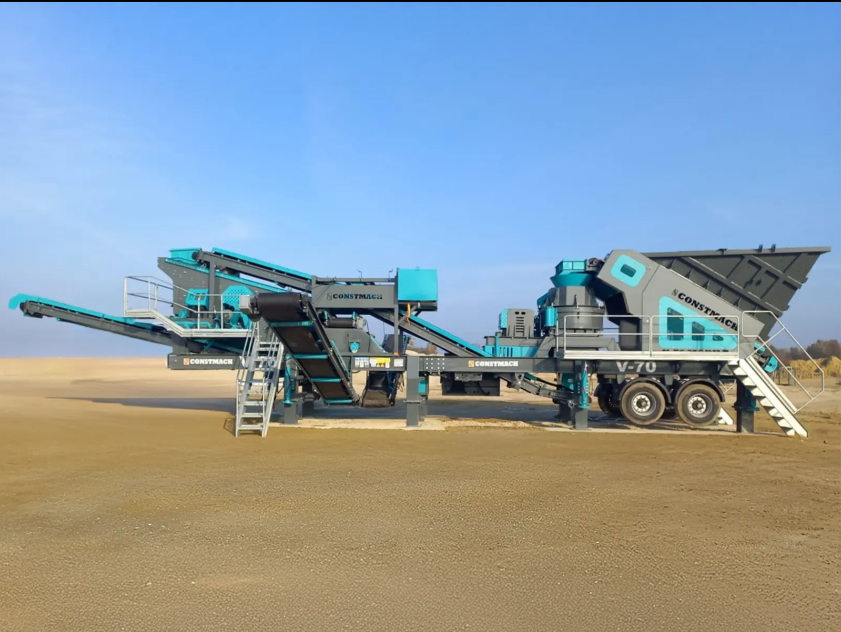 100 tph Mobile Sand Making Plant / Mobile VSI Crushing Plant / Sand Making Machine