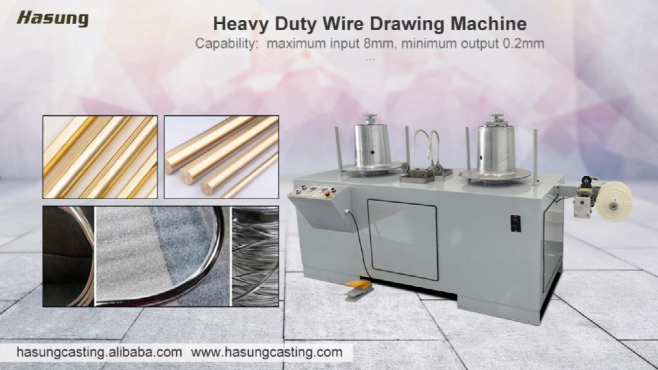 HS-1126 Hasung Heavy Duty Gold Wire Drawing Machine for Jewellery